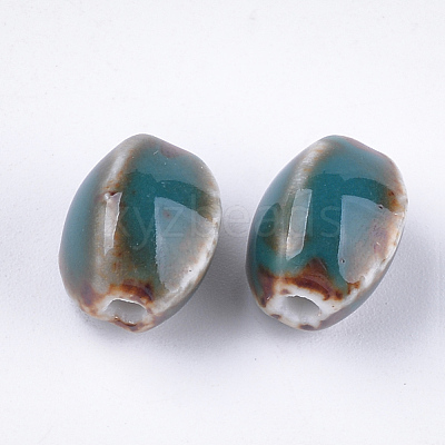 Handmade Porcelain Beads PORC-S498-07I-1