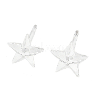 Resin Stud Earring Findings LS-X1-FIND-H046-11-1