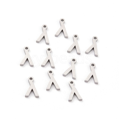 Non-Tarnish 304 Stainless Steel Pendants STAS-F267-10L-P-1