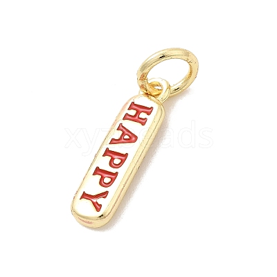 Brass Enamel Charms KK-P338-01G-G02-1