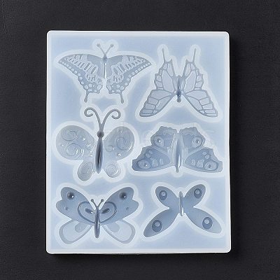 DIY Butterfly Ornament Silicone Molds X-DIY-E055-20-1