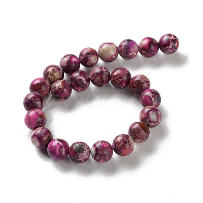 Dyed Natural Regalite/Imperial Jasper/Sea Sediment Jasper Beads Strands G-B124-C01-06-1