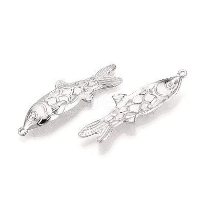 304 Stainless Steel Fish Pendants STAS-T069-15P-1