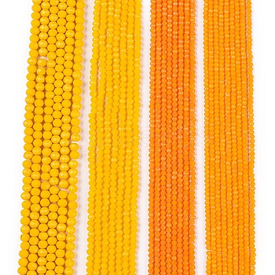 Opaque Solid Color Imitation Jade Glass Beads Strands EGLA-A044-P6mm-D29-1