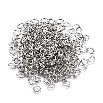Tarnish Resistant 304 Stainless Steel Open Jump Rings STAS-F250-11P-O-1