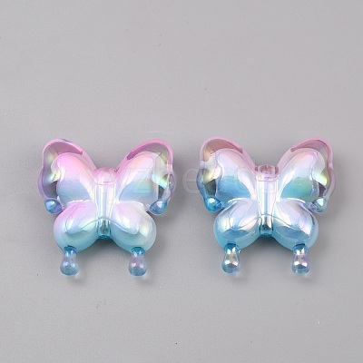 Transparent Acrylic Beads LS-MACR-WH0010-45-1