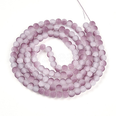 Crackle Glass Beads X1-GLAA-N009-6mm-05-1