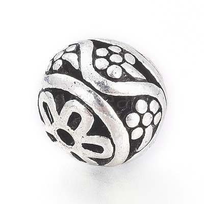 Tibetan Style Alloy 3-Hole Guru Bead Sets PALLOY-TAC0009-36AS-1