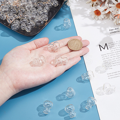 Clear Glass Bottles for Bead Containers AJEW-WH0596-151C-1