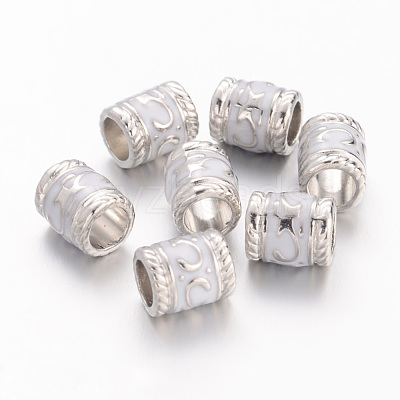 Enamel Alloy European Beads EA8640-4-1