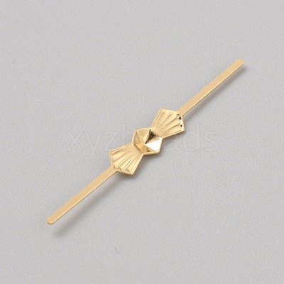 Alloy Bowknot Buckles FIND-WH0148-135G-1
