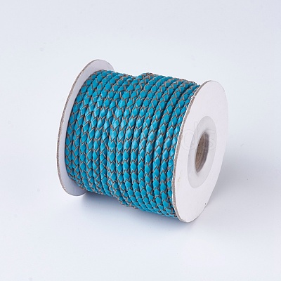 Braided Leather Cords WL-P002-17-A-1