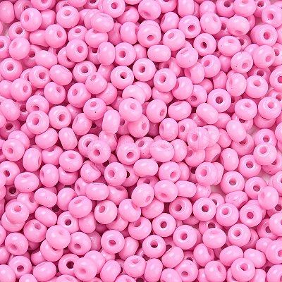 Imitation Jade 3/0 Glass Seed Beads SEED-Z001-A-B07-1