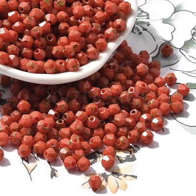 Picasso Baking Paint Glass Seed Beads SEED-A032-02A-03-1