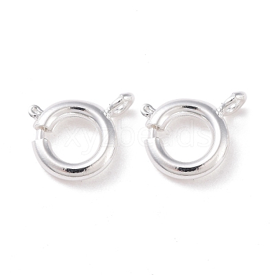 Eco-friendly Brass Spring Ring Clasps KK-D082-01B-S-1