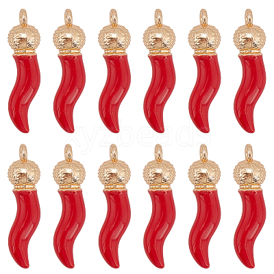 20Pcs Opaque Resin Pendants RESI-SC0006-22-1