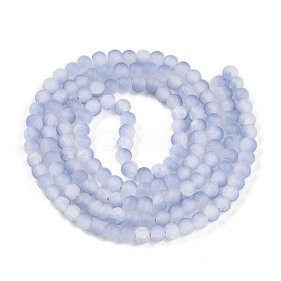 Crackle Glass Beads X1-GLAA-N009-6mm-07-1