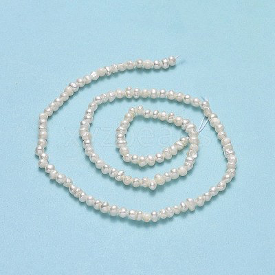 Natural Cultured Freshwater Pearl Beads Strands PEAR-F018-04D-01-1