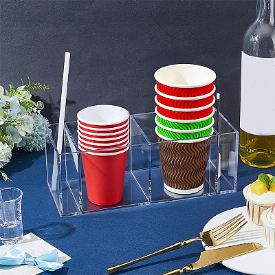 1Pc Acrylic Disposable Paper Cup Holders AJEW-BC0010-51-1