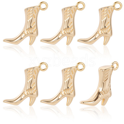 15Pcs Brass Pendants KK-BBC0019-21-1