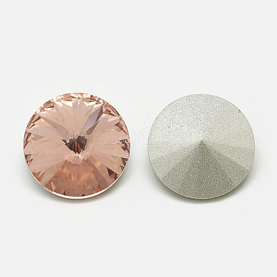 Pointed Back Glass Rhinestone Cabochons RGLA-T086-6mm-08-1