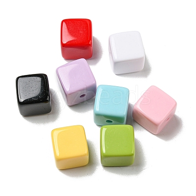 Opaque Acrylic Beads PACR-C006-24-1