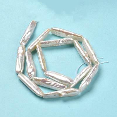 Natural Keshi Pearl Beads Strands PEAR-J007-23-1