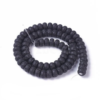 Natural Lava Rock Beads Strands G-E541-05B-1