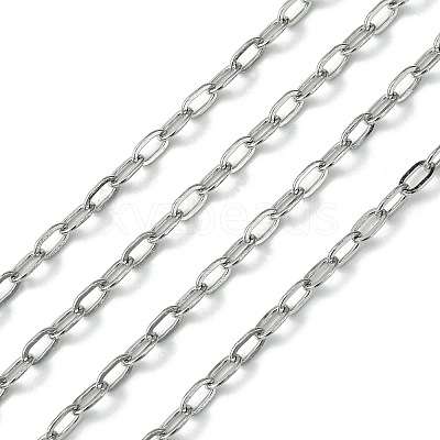 Tarnish Resistant 304 Stainless Steel Cable Chains CHS-L015-15-1
