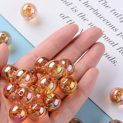 Transparent Acrylic Beads MACR-S370-B16mm-761-1