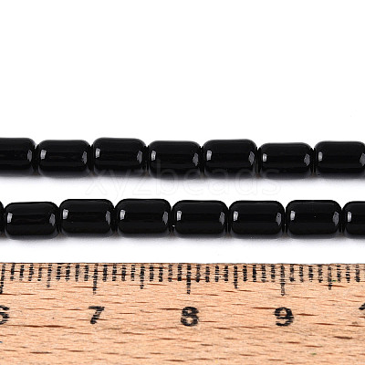 Opaque Glass Beads Strands GLAA-T028-14P-01-1