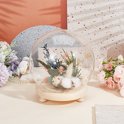 Glass Dome Cover AJEW-WH0401-76B-1