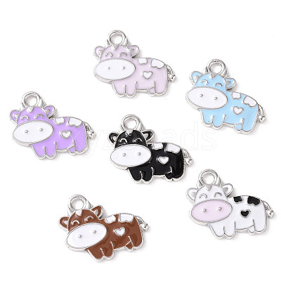 Alloy Enamel Pendants ENAM-B054-08P-1