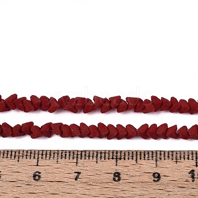 Frosted Opaque Glass Beads Strands GLAA-N017-4mm-15-1