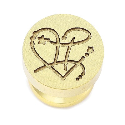 Constellation Golden Tone Wax Seal Brass Stamp Heads LS-STAM-P002-02G-09-1
