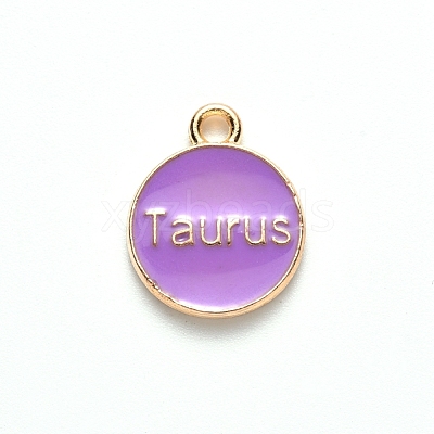 Alloy Enamel Pendants ENAM-S124-01A-01C-1