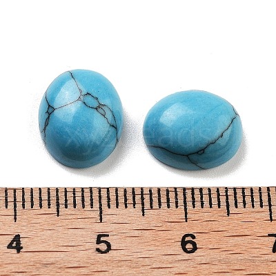 Synthetic Turquoise Cabochons G-G145-01A-27-1