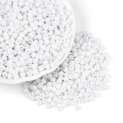 6/0 Half Plated Glass Beads SEED-N008-04H-1