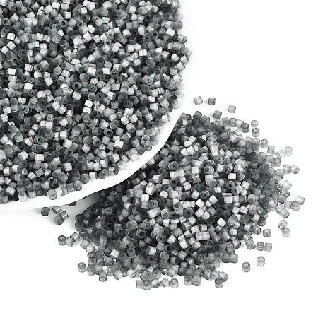 Imitation Cat Eyes Glass Seed Beads SEED-H003-03K-1