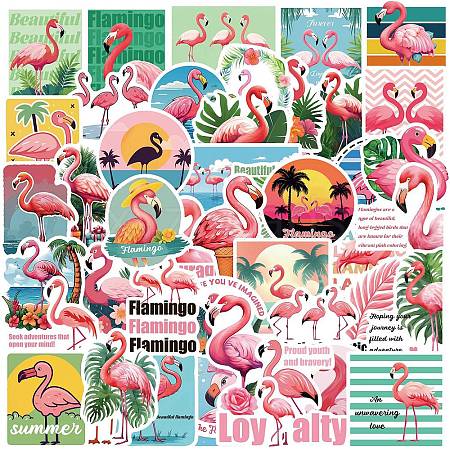 50Pcs 50 Styles PVC Stickers PW-WGB11C9-01-1