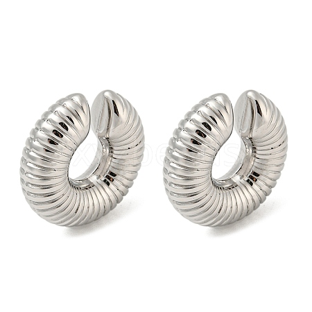 Non-Tarnish 304 Stainless Steel Cuff Earrings EJEW-G377-04C-1