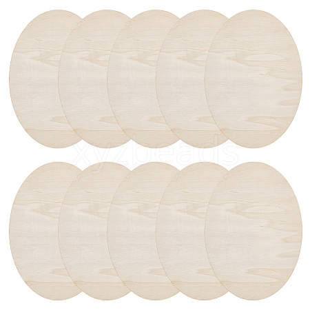 Unfinished Beech Wooden Blank Slices WOOD-WH0124-47A-1