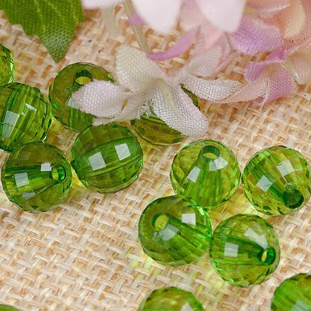 Transparent Acrylic Beads TACR-NH0001-F-01-1