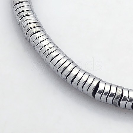 Electroplate Non-magnetic Synthetic Hematite Beads Strands G-J216A-08-1