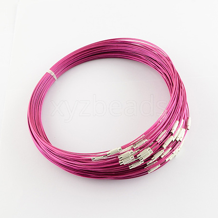 Steel Wire Bracelet Cord DIY Jewelry Making LS-TWIR-R004-04-1
