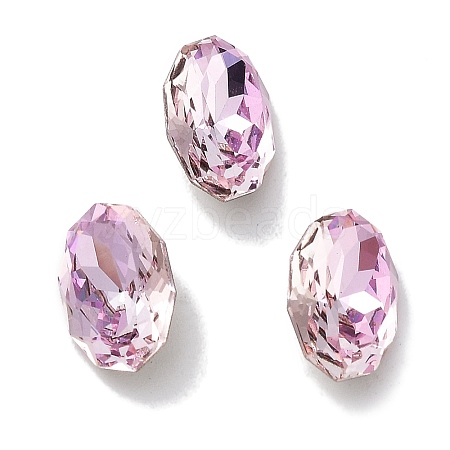 Glass Rhinestone Cabochons RGLA-G020-02C-D508-1