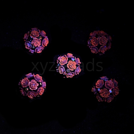 Acrylic Handmade Polymer Clay Rhinestone Beads FIND-Z036-01D-1