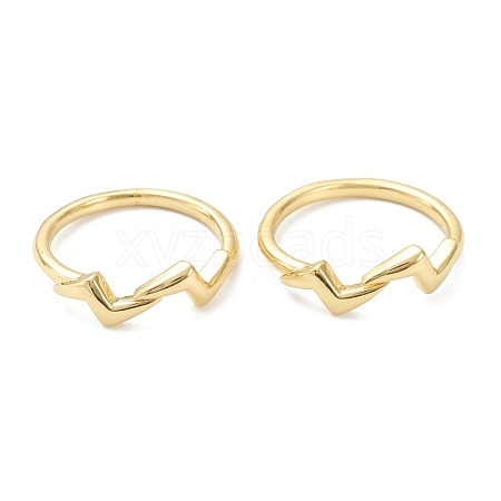 Brass Finger Rings RJEW-A001-04G-1