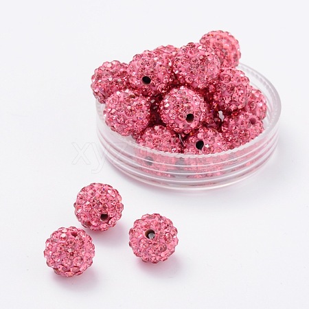 Pave Disco Ball Beads LS-RB-H258-10MM-209-1