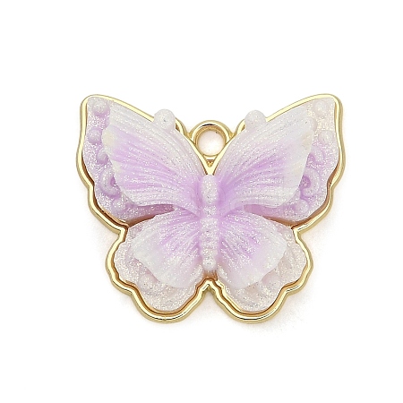 Alloy & Resin & Glitter Powder Pendants RE-CBA4A70-01D-1
